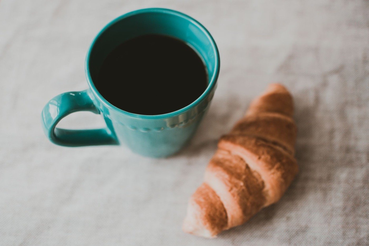 Brioche e caffè del mattino